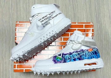 Off-White Nike Air Force 1 Mid Graffiti