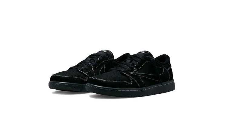 Travis Scott Jordan 1 Low Black Phantom