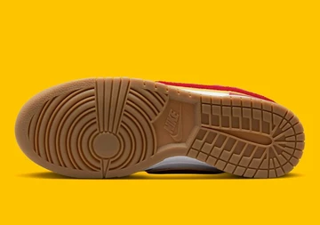 Dunk High Chenille Swoosh Gym Red