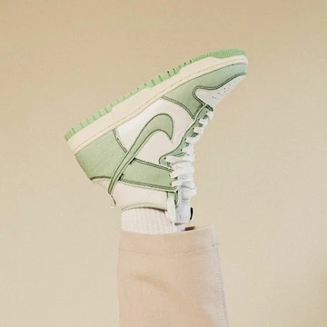 Dunk High Green Denim