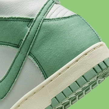 Dunk High Green Denim