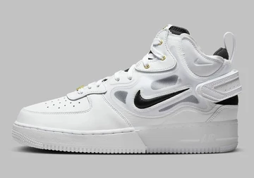 Air Force 1 Mid React White Black