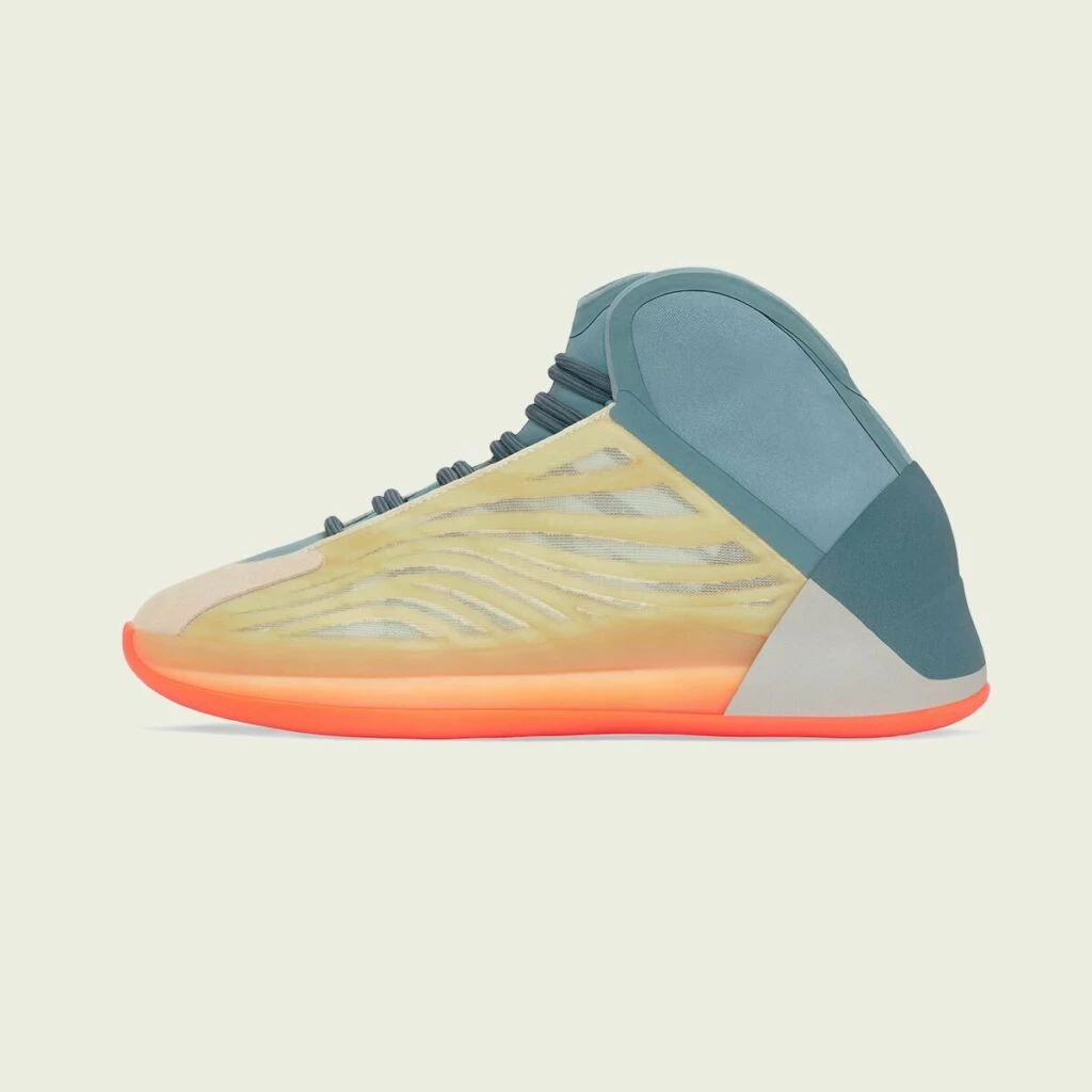 2022 Yeezy Quantum “Hi-Res Coral” adidas Yeezy Quantum Hi-Res Coral Details · JustFreshKicks main image 4