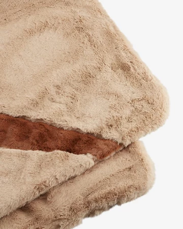 Nike Faux Fur Blanket Pecan