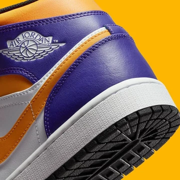 Jordan 1 Mid Lakers