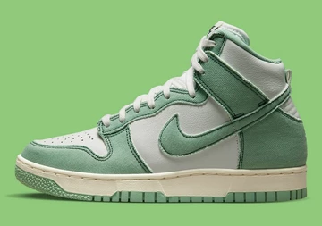 Dunk High Green Denim