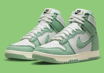 Dunk High Green Denim