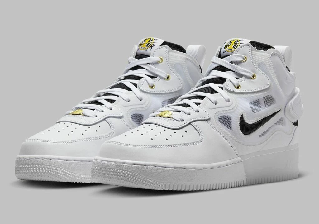 Black and yellow air force 1 mid online