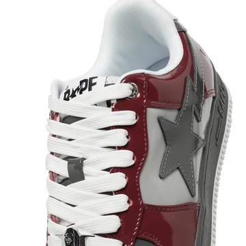 Bape Sta Low Grey Red