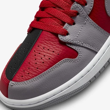 Jordan 1 Low Split Red Cement Grey