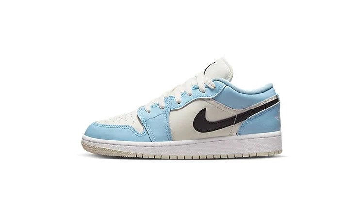 Baby blue and white jordans 1 online