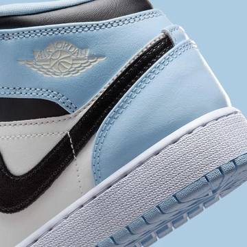 Jordan 1 Mid Ice Blue Sail