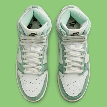 Dunk High Green Denim