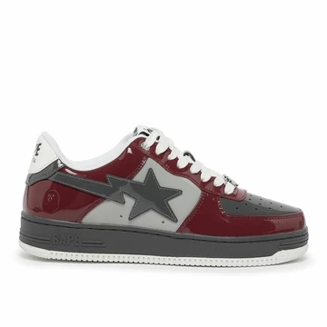 Bape Sta Low Grey Red