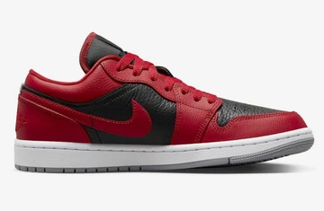 Jordan 1 Low Split Red Cement Grey