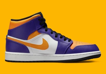 Jordan 1 Mid Lakers
