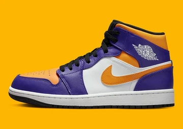 Jordan 1 Mid Lakers