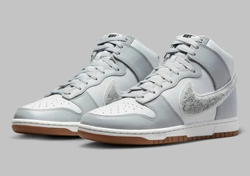 Dunk High Chenille Swoosh Photon Dust