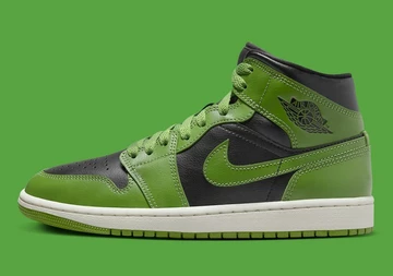 Jordan 1 Mid Poison Green
