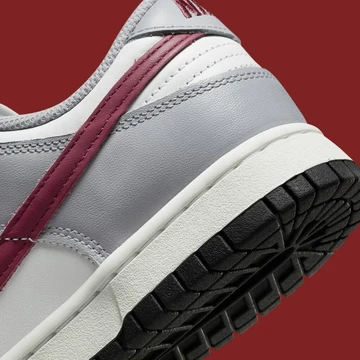 Dunk Low Burgundy Grey White