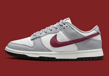 Dunk Low Burgundy Grey White