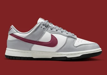 Dunk Low Burgundy Grey White