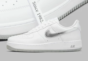 Air Force 1 Silver Swoosh