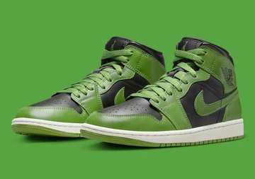 Jordan 1 Mid Poison Green