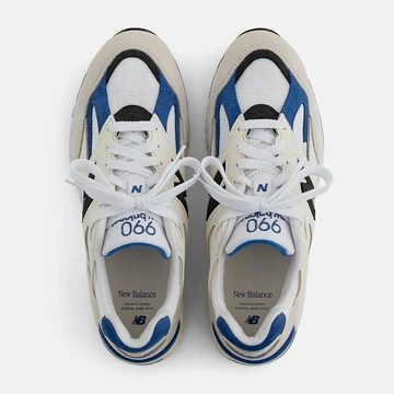 New Balance 990v2 White Blue