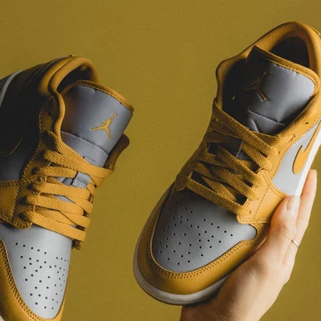 Jordan 1 Low Curry Grey