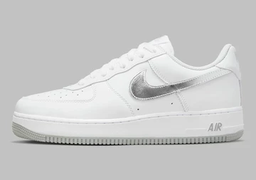 Air Force 1 Silver Swoosh