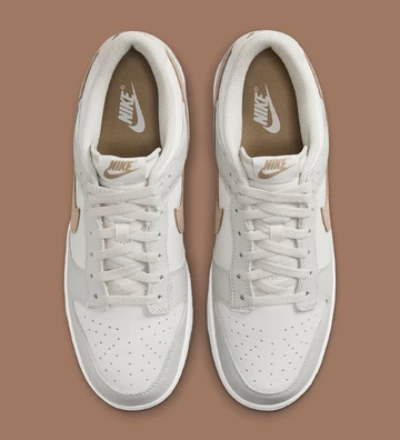 Dunk Low Phantom Khaki von Oben