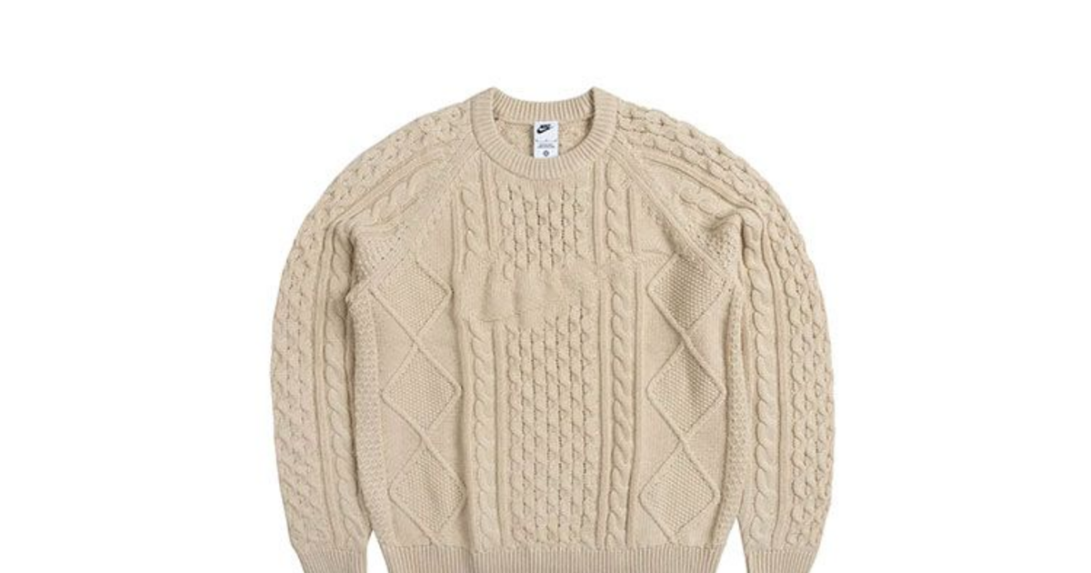 Nike Life Cable Knit Sweater DQ5176 206 | Dead Stock