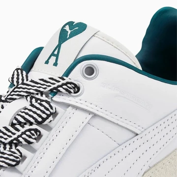 AMI Paris Puma Slipstream Lo White