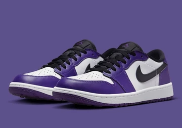 Jordan 1 Low G Court Purple