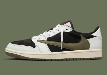 Travis Scott Jordan 1 Low Olive