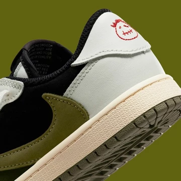 Travis Scott Jordan 1 Low Olive