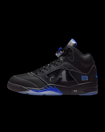 Awake NY x Air Jordan 5 Racer Blue Außenseite