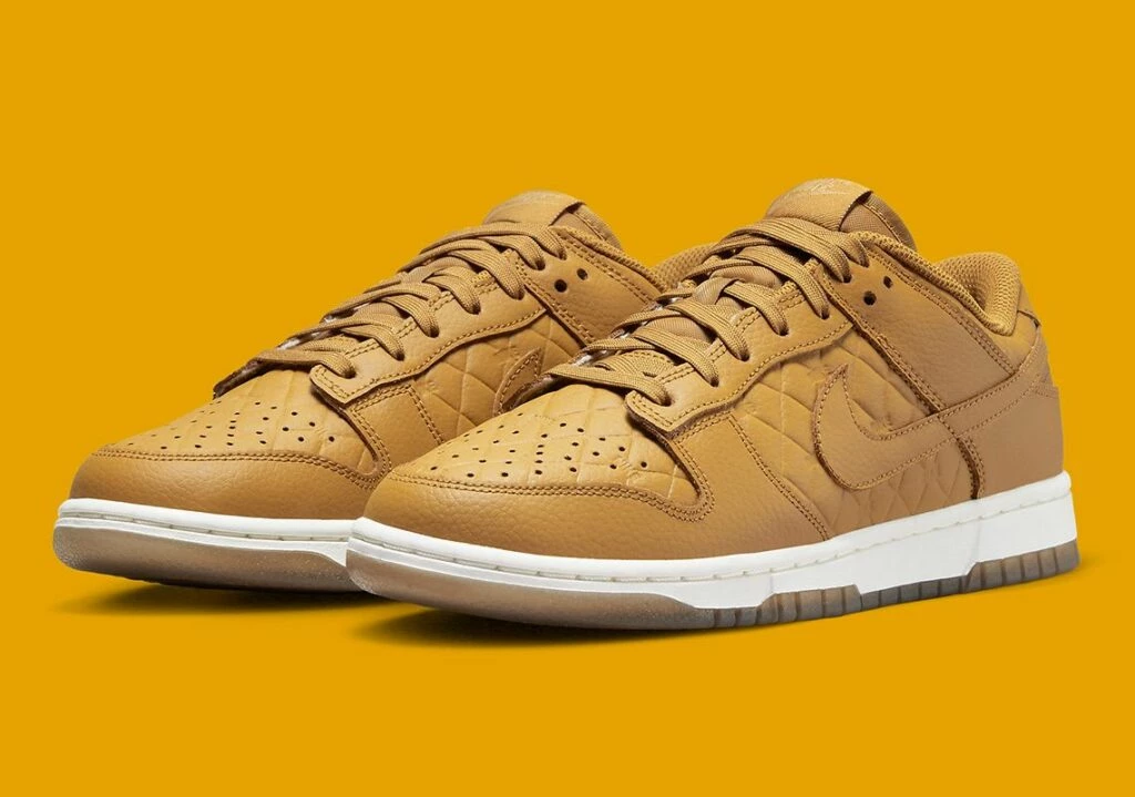 Dunk Low Quilted Wheat DX3374-700 Dead Stock