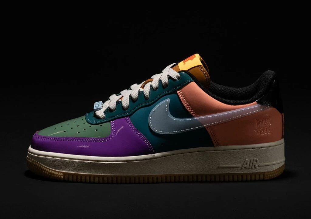 UNDEFEATED Air Force 1 Multi Patent Purple Green DV5255-500