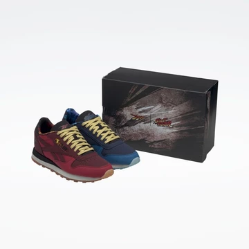 Street Fighter Reebok Classic Leather Crimson Mist