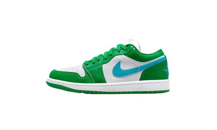 Jordan 1 Low Lucky Green Aquatone