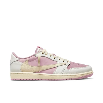 Travis Scott Jordan 1 Low Sail Shy Pink Außenseite