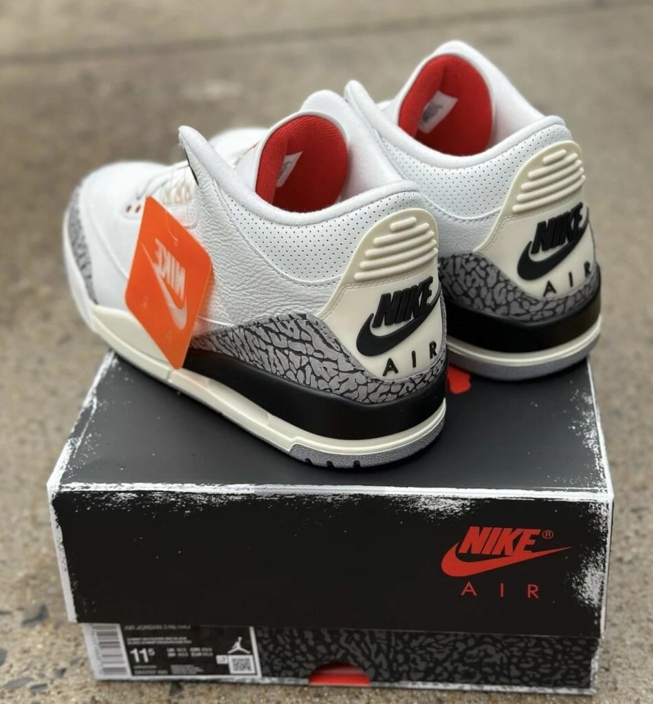 Jordan 3 white cement 'air release date best sale