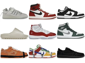 Sneaker Top 10 auf StockX