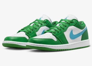 Jordan 1 Low Lucky Green Aquatone