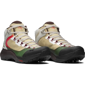 The Broken Arm x Salomon X-Pastoral Green Haze Paar seitlich