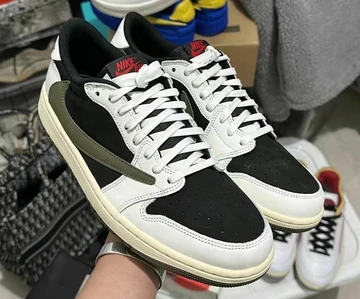 Travis Scott Jordan 1 Low Olive