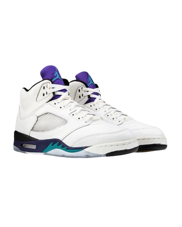 Jordan 5 Grape Paar seitlich