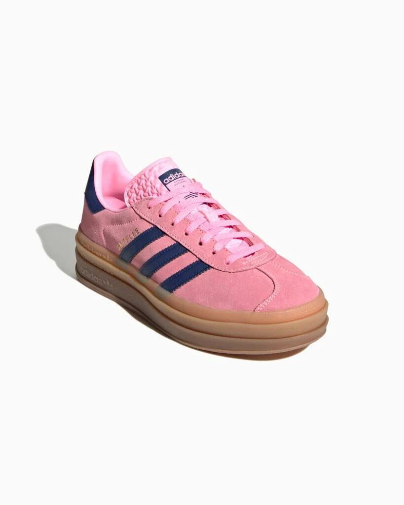 adidas gazelle silver green womens adidas Women's Originals Gazelle Bold "Clear Pink"